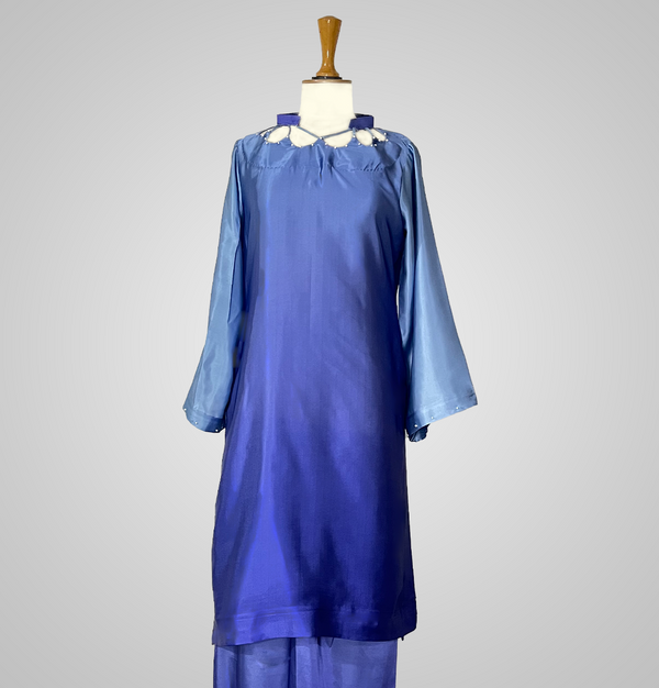 Azure Silk Serenity Suit