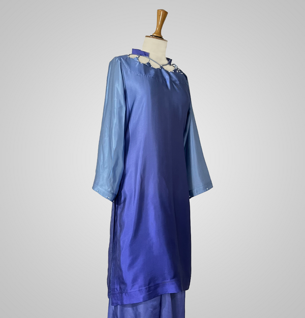 Azure Silk Serenity Suit